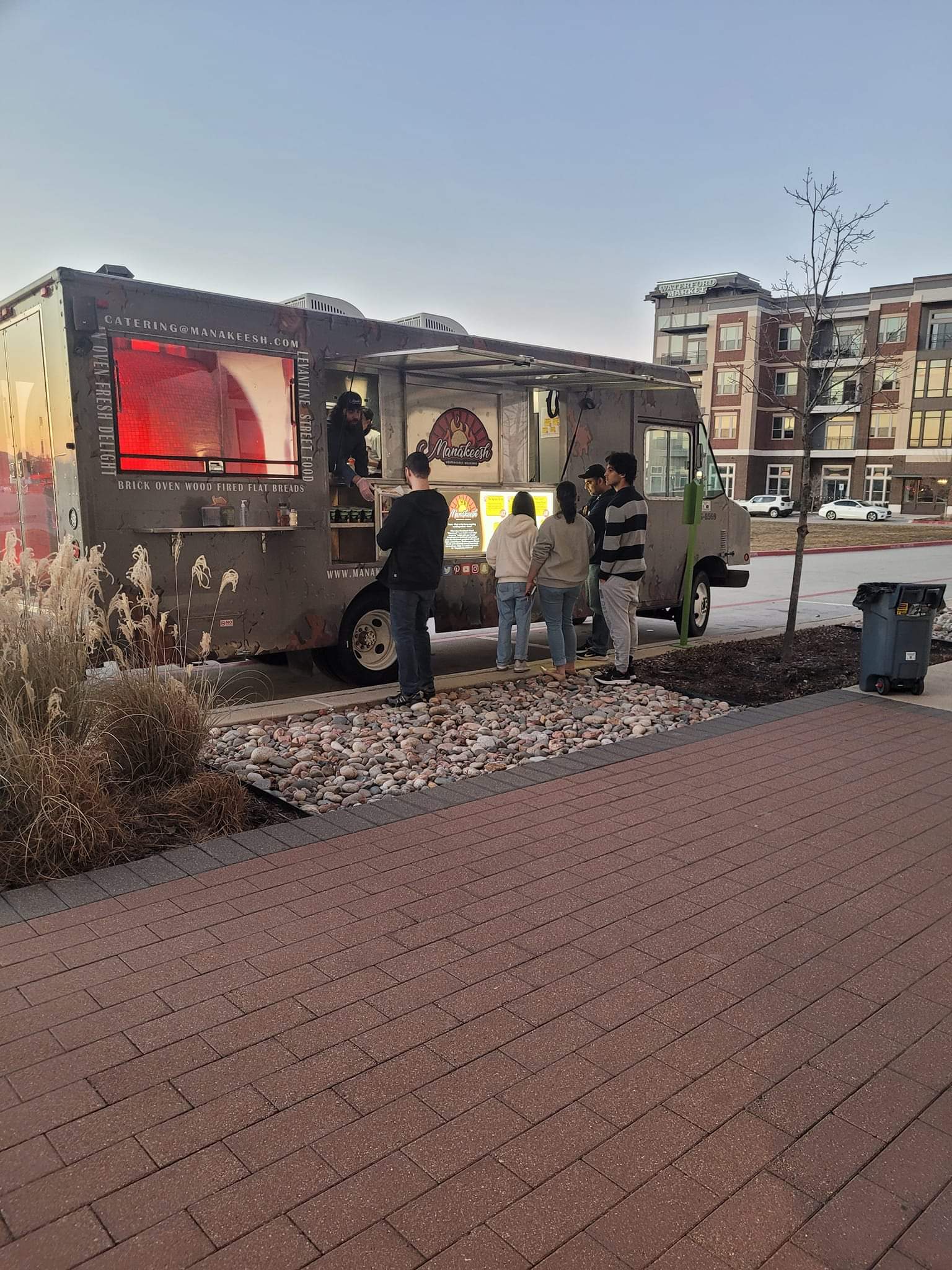 Truck in service at an event